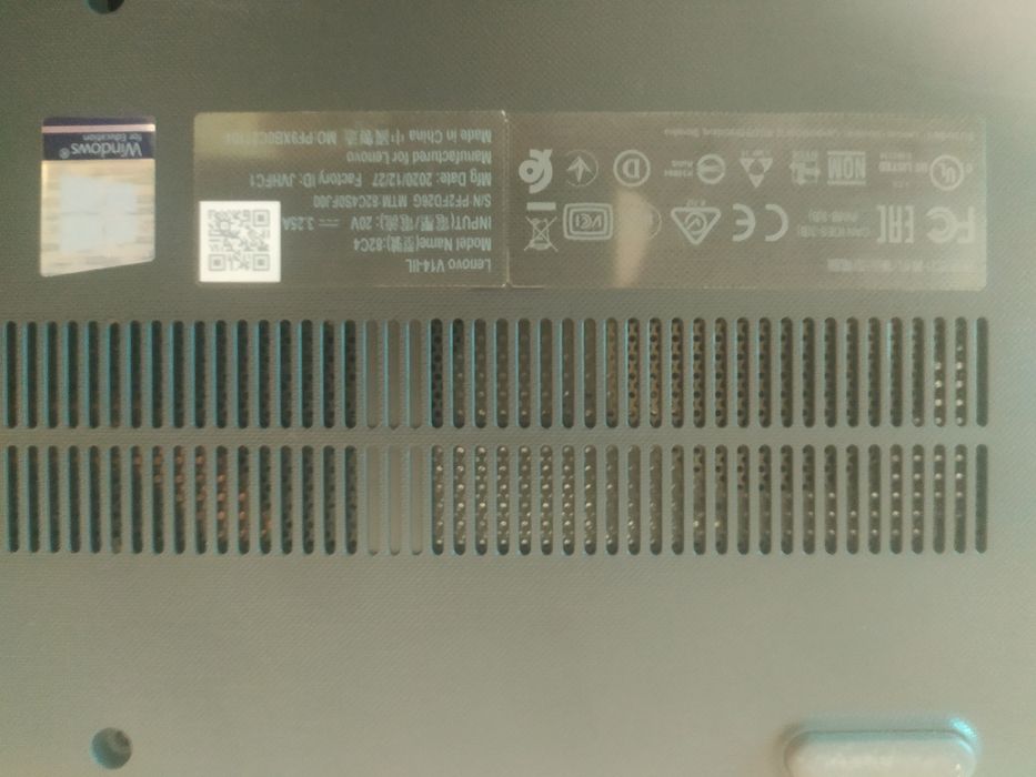 Ноутбук Lenovo V14-IIL (i5) на запчасти / под восстановление