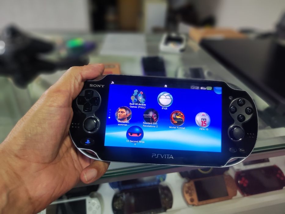 Psp vita 1000 black Oled экран