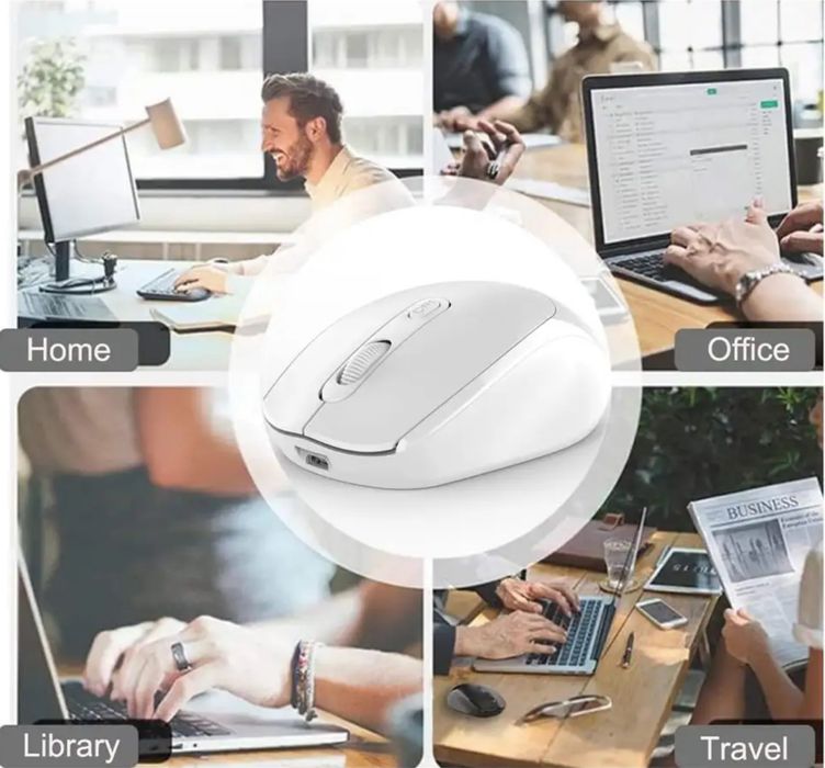 Нова Безжична мишка 2,4G Bluetooth DPI с USB 10м обхват