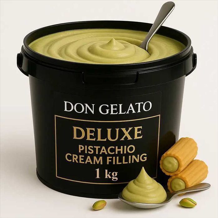 Cremă cu fistic Don Gelato Deluxe – cremă profesională pentru desertur