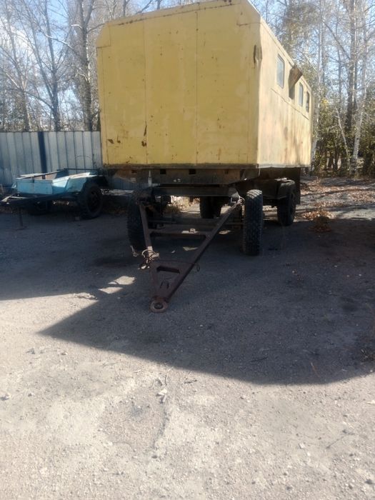 Продам вагончик на колесной платформе