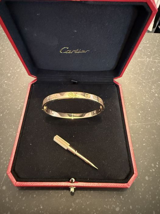 Bratara Cartier Love Aur Rose 17 / 100% orig
