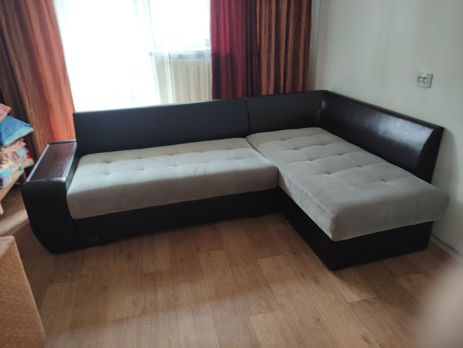 Диван раскладной угловой из двух раздельных частей