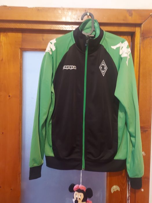 Bluză trening Kappa mărimea L culoare verde cu negru