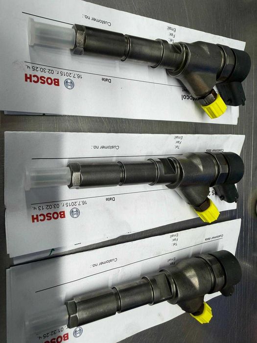 Рециклирани дюзи Bosch 0445110076 (гаранция, тествани, готови за монтаж) Citroen / Peugeot / Fiat 2.0 HDi / JTD