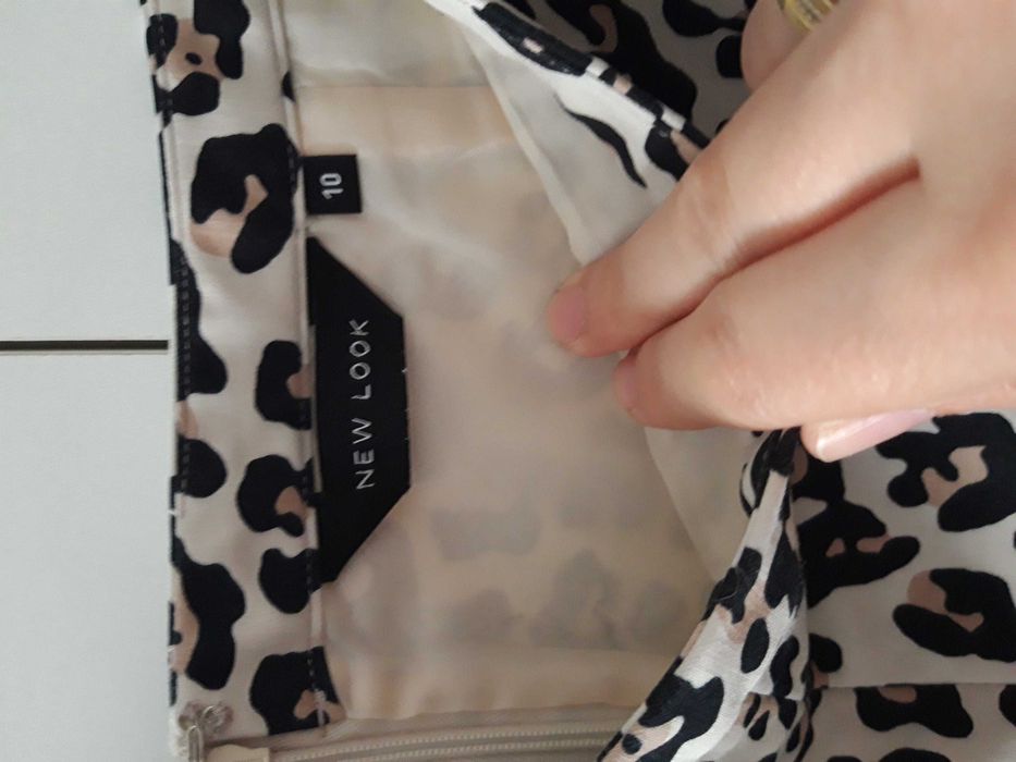 Fustă New Look animal print marime 10/M