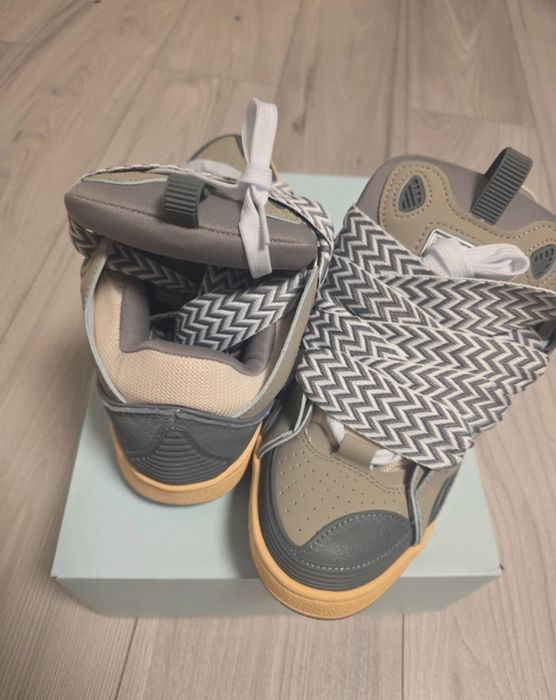 Lanvin curb sneakers