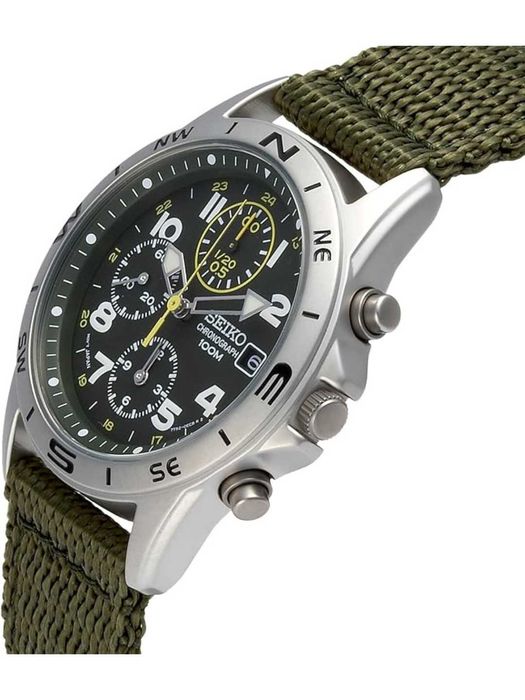Seiko SND377R - мужские хронографические аналоговые часы