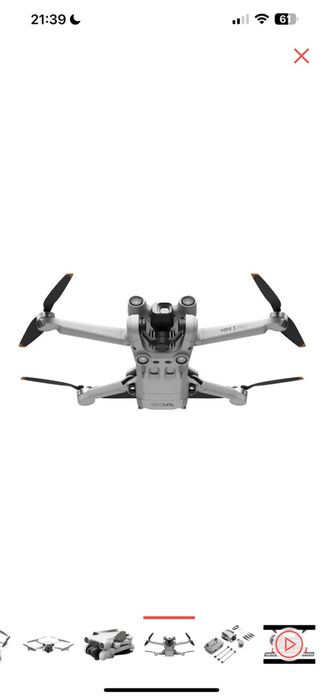 Дрон DJI Mini 3 Pro серый