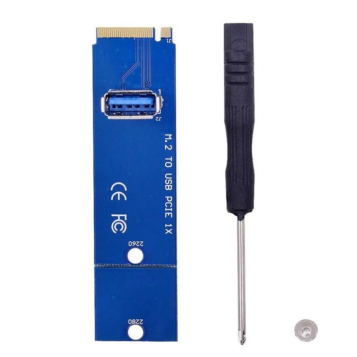 M.2 NGFF в PCI-E X16 USB3.0 Адаптер Riser Card Card Adapter