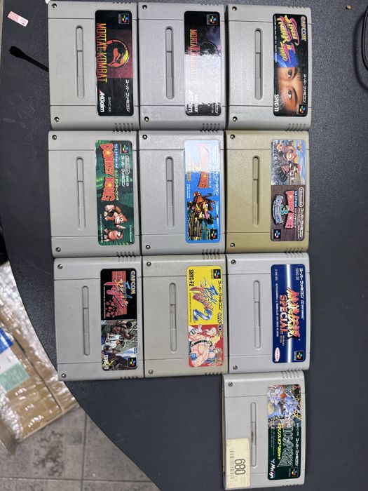 Nintendo Super Nintendo (SNES) Japan LOT 10бр