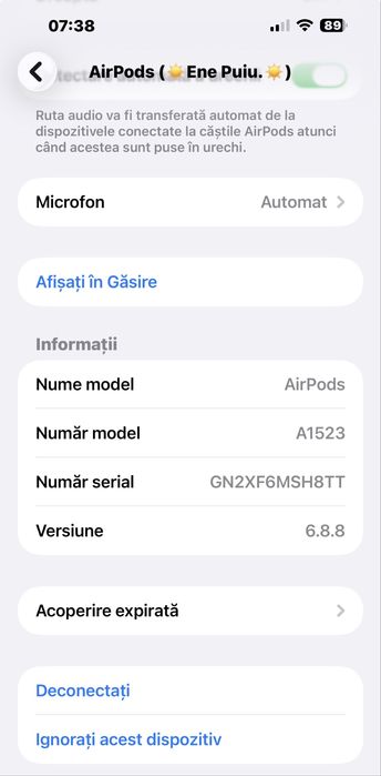 Airpods Generatia 2  Casti bluetooth