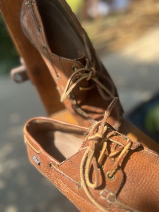 Pantofi bărbătești Polo din piele maro – foarte comozi
