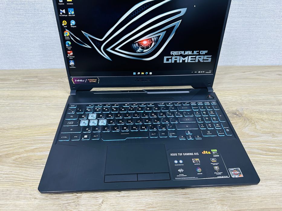 ASUS TUF Ryzen 7-16 Ядерный+RTX3050 Топовый игровой ноутбук
