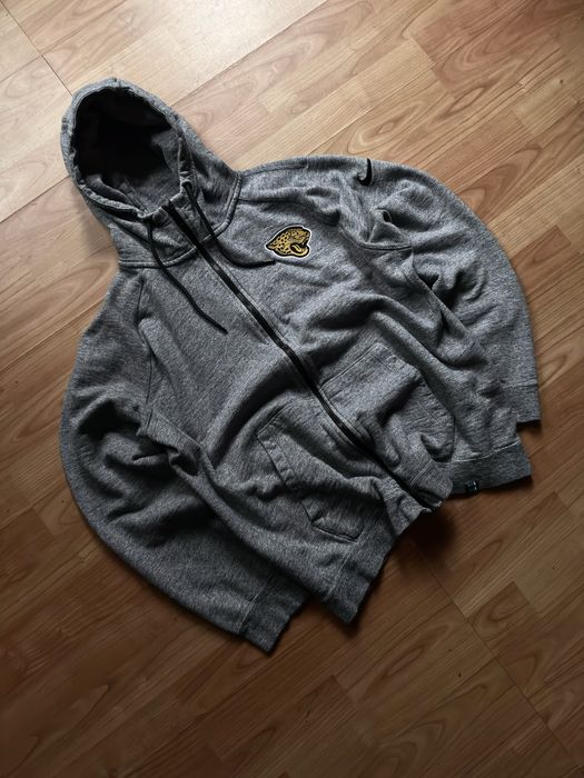 Pullover jumper sweatshirt zip-up Nike NFL Jacksonville Jaguars grey