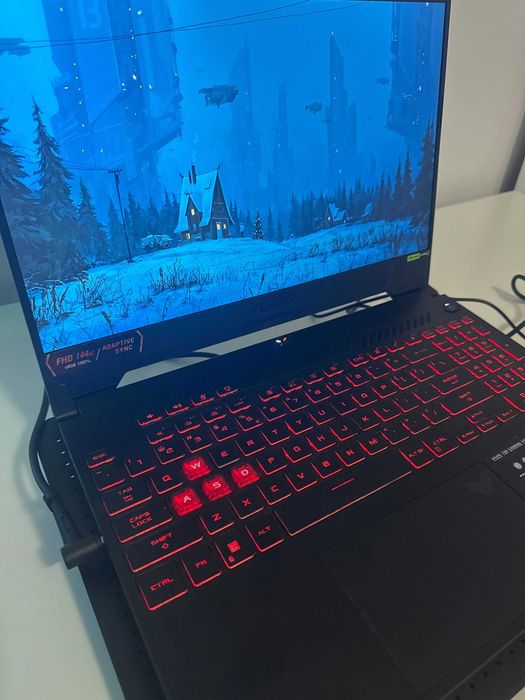 Laptop gaming - ASUS TUF F15 - Intel Core i9-13900H 5.40 GHz - NVIDIA RTX 4070 - 64GB RAM - 2TB SSD - 15.6" FHD 144Hz - ca nou, în garanție