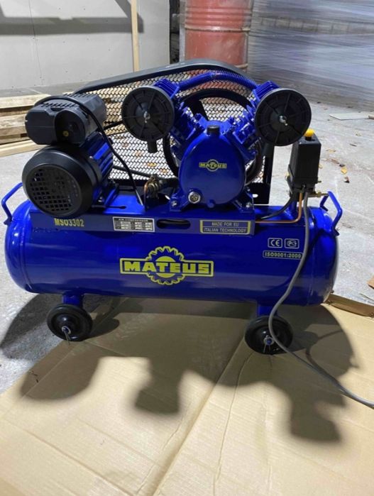 Компрессор масляный Mateus MS03302 YV-0.08, 8 бар