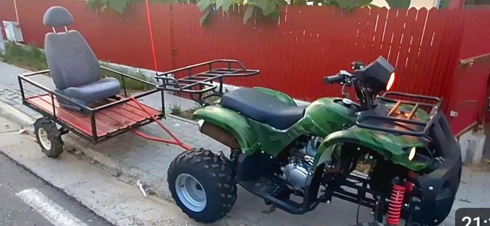 Atv 200 cc + Remorca