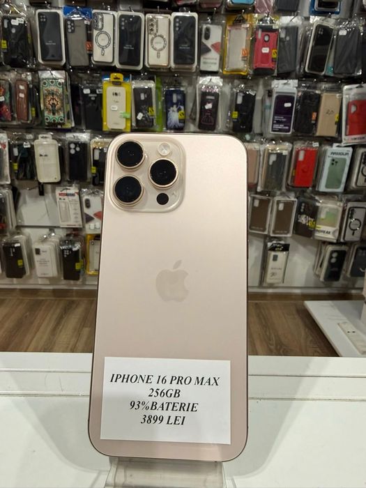 iSellStore Vâlcea: iPhone 16 Pro Max Desert Titanium - 256GB