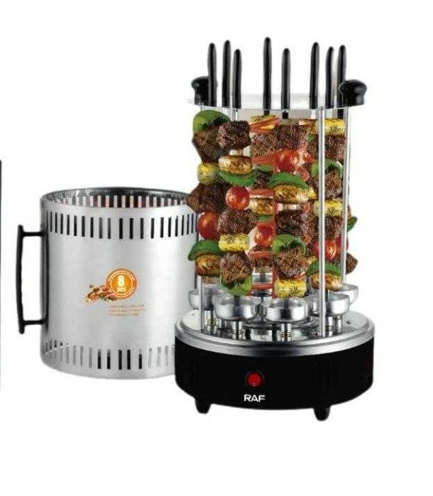 Электрошашлычница 8 шампур RAF kabob  - праздничное удовольствие !