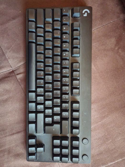 Механична клавиатура Logitech - G PRO KB Clicky, GX Blue, RGB, черна