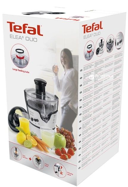 За частни Сокоизстисквачка за плодове и зеленчуци Tefal ZN355C3E