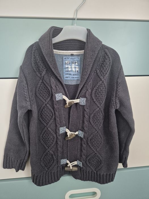 Pulover cu nasturi pentru băiețel, marimea 98,marca Next