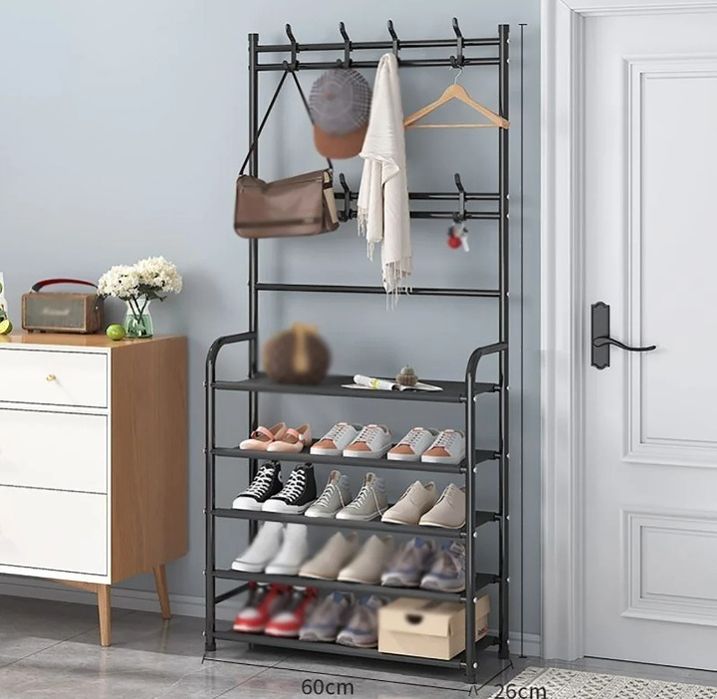 Металлическая полка для прихожей