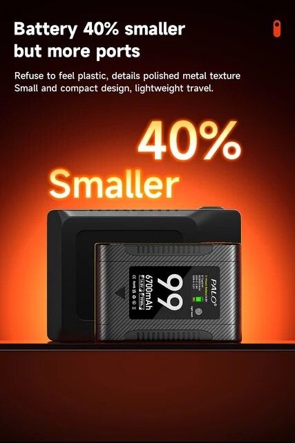 V-Mount батерия. 99WH/. батерия за камера. осветление. фото. видео