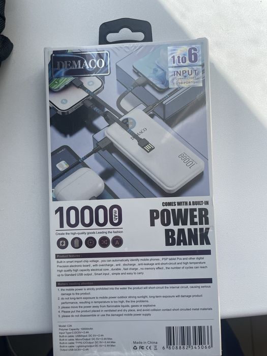 Новый power bank 10000