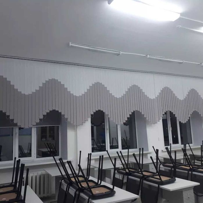 Жалюзи вертикальные, горизонтальные, рулонные шторы.