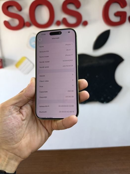 Vand Iphone 17 256Gb Green