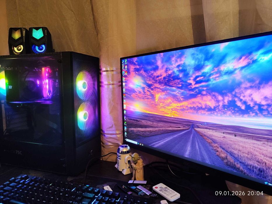 Геймърски i9 9900K, RX 7600 8GB, RAM 16GB DDR4 3600, SSD 512GB NVME