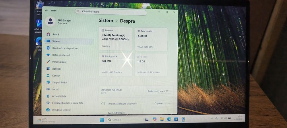 Vând Lenovo Ideapad Flex 5, Pentium Gold, touch, stare foarte buna