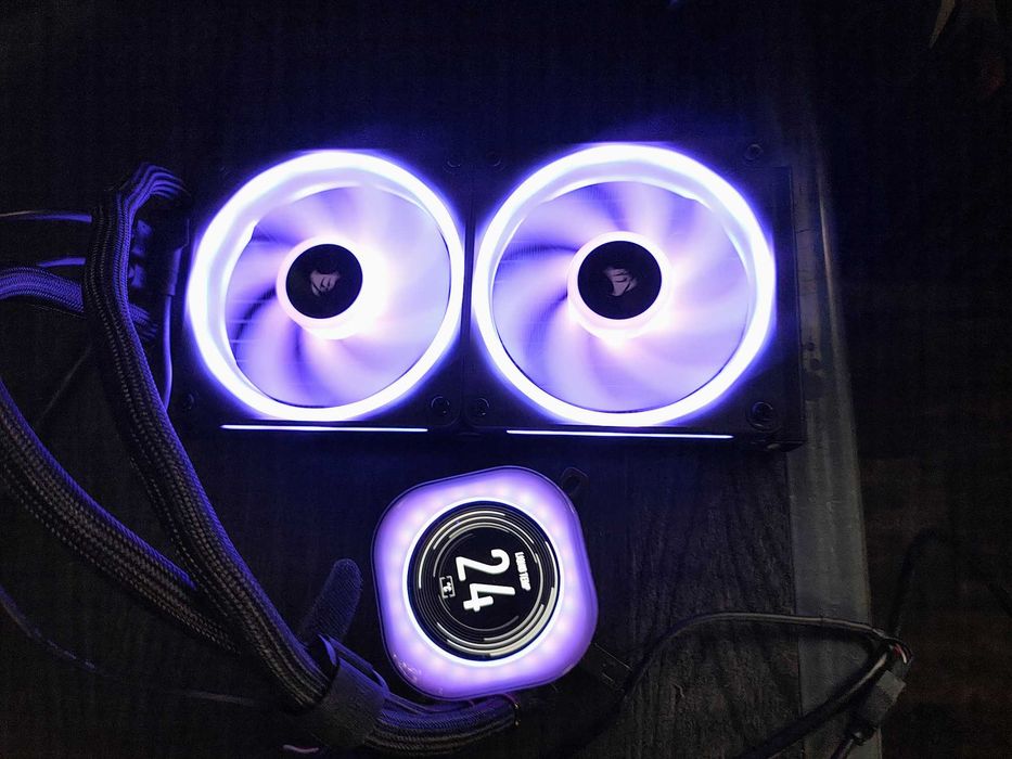 Cooler CPU Corsair iCUE LINK H100i LCD RGB socket 1700, 1200, etc.