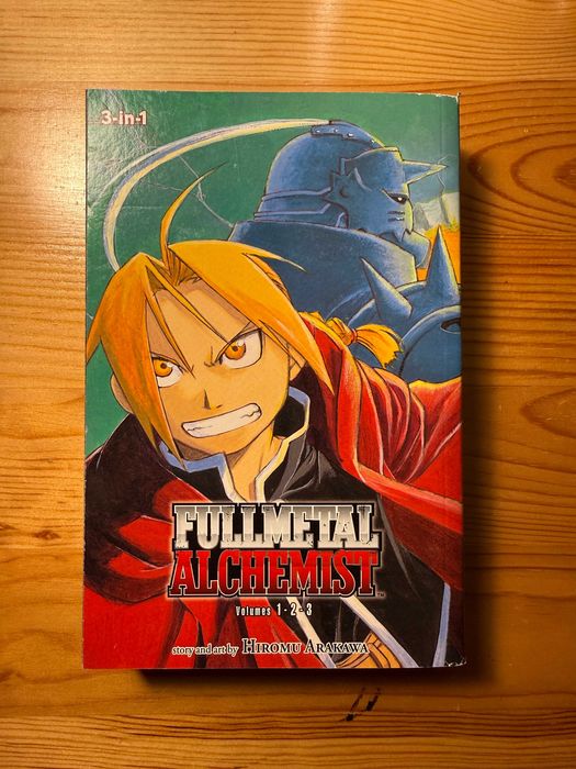 "Fullmetal Alchemist" - Hiromu Arakawa, Volumes 1,2,3