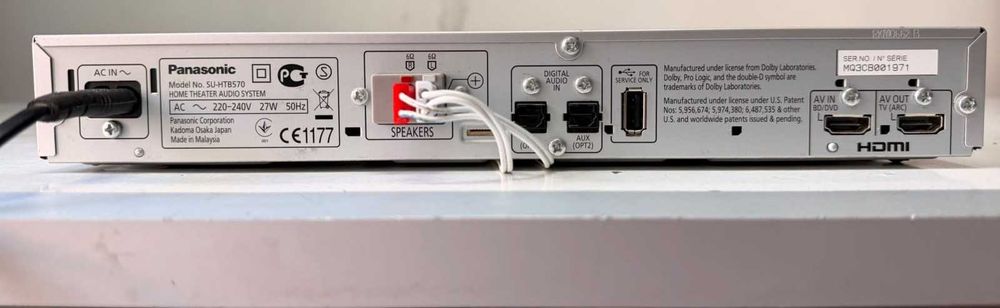 Amplificator Panasonic HTB 570 – BT HDMI ARC Sub Wireless