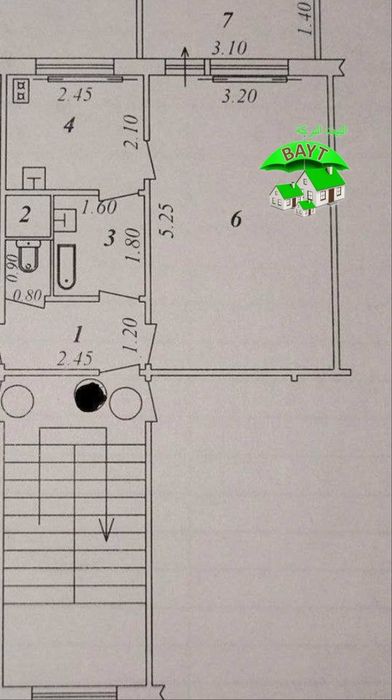• ШУХРАТ ЧОРРАХА 1комнатная Продаётся квартира