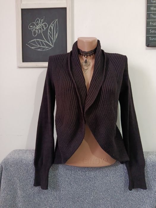 Cardigan bolero negru călduros H&M mărimea S 36