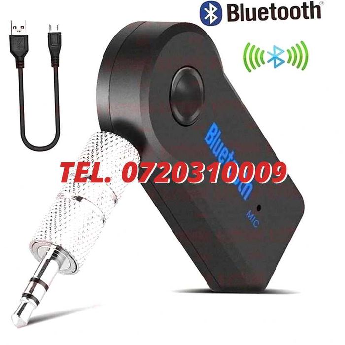 Adaptor Bluetooth - Cu Jack 3.5 Pentru Conectare Si Redare Audio Pe Echipamente Compatibile Cu Functie Bluetooth Wireless Conform Modelului