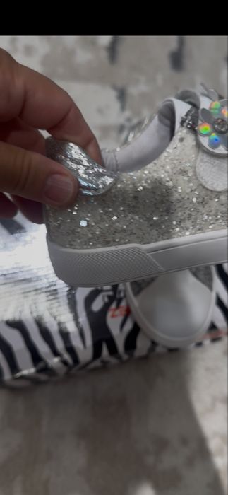 Туфли белые, детские, 28 размер!