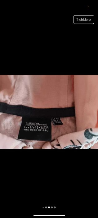 Hanorac Minions - 1.5-2 ani/ 92cm