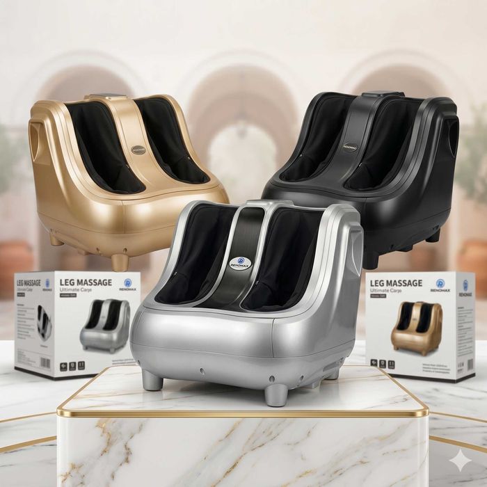RENOMAX Вашим ногам нужен отдых! Массажер 6-в-1 с подогревом и гаранти