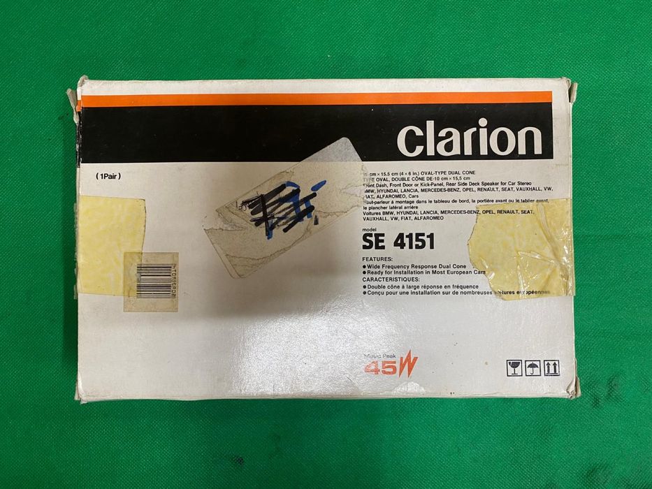 Boxe -difuzoare auto Clarion SE 4151,10x15.5 cm Old school noi