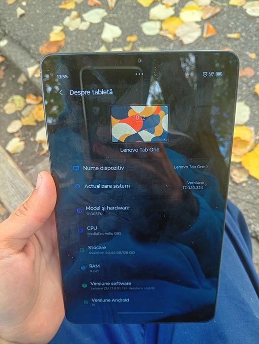 Tableta Lenovo Tab One 8.7" – Ca Noua, Garantie Altex + Cutie si accesorii