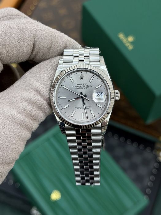 Rolex Date-Just 36 Index Metalic Dial