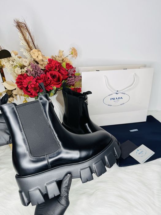 !SALE! Ghete Prada - piele naturala 100% premium prezentare completa