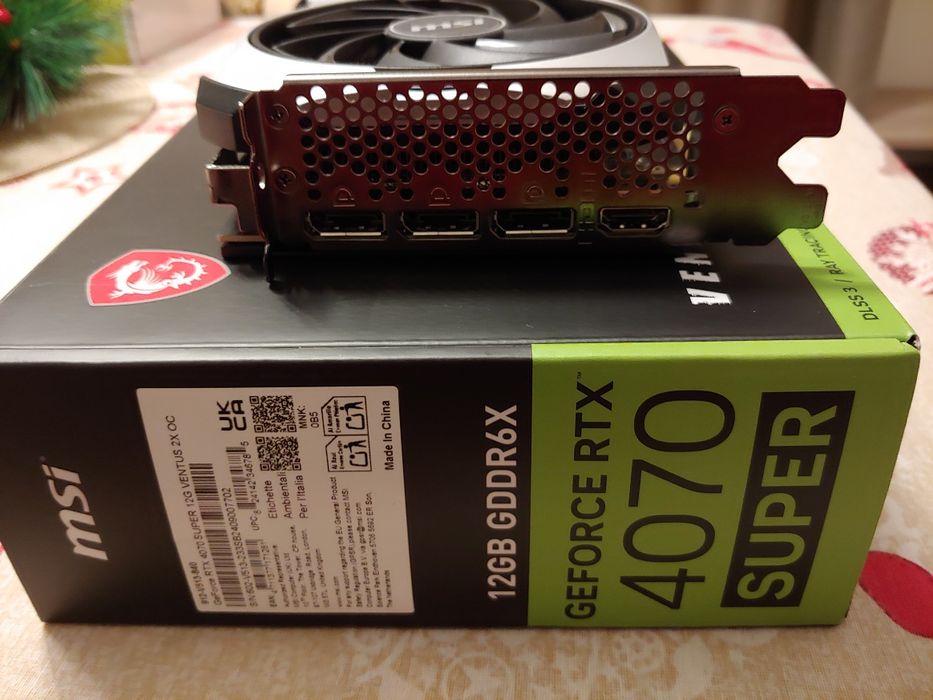 MSI GeForce RTX 4070 SUPER Ventus 2x OC 12GB