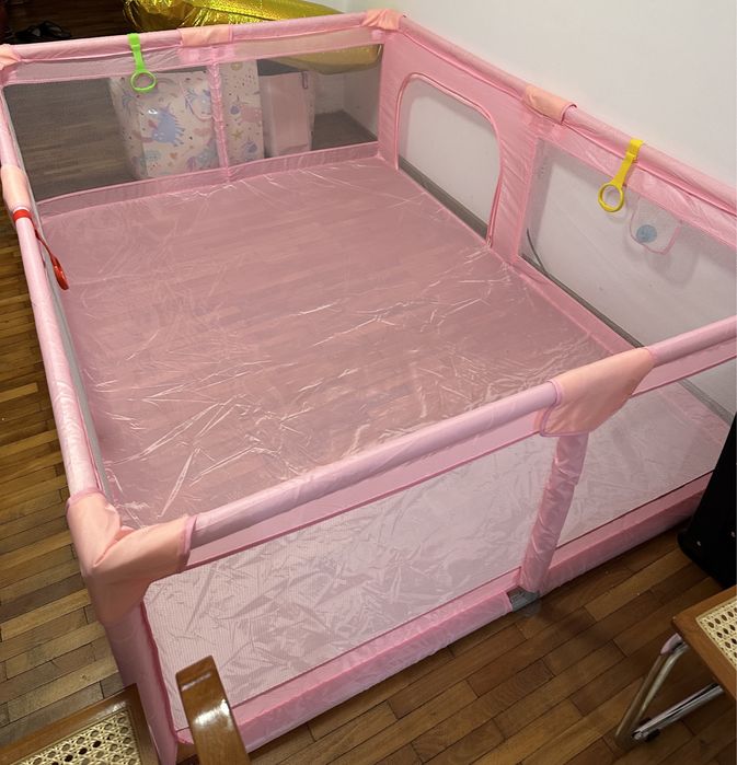 Tarc de joaca roz 200*150