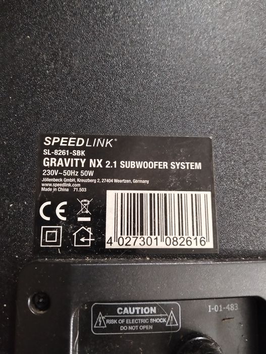 Subufer 2-1 Speedlink
